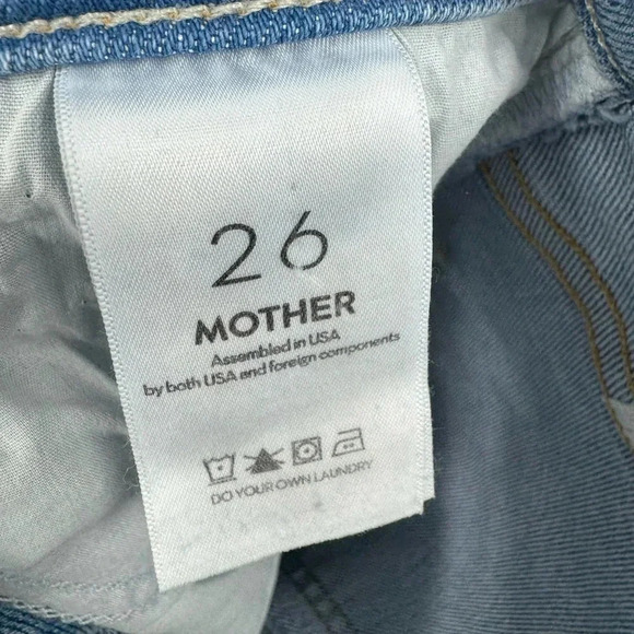 MOTHER The hustler ankle fray limited edition jeans size 26 B2566 - Picture 7 of 8